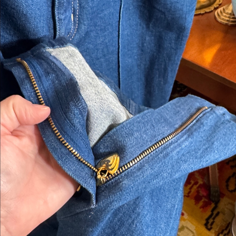 Eacada Zip Ankle Trouser Jeans - Picture 3 of 10